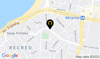 Mapa de Arq2g en Viña del Mar