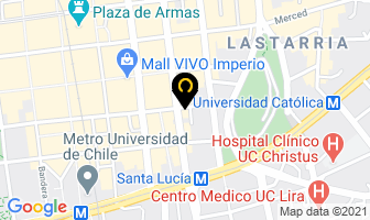 Mapa de Artes Goya en Santiago