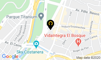 Mapa de Asimet A.g. en Santiago