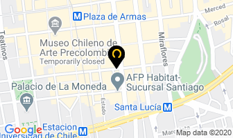 Mapa de Asistec en Santiago