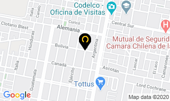 Mapa de Asistecmo Spa. en Calama