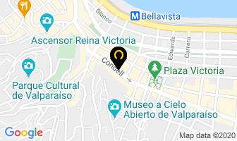 Mapa de Asociacion Semeval en Valparaíso