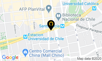 Mapa de Astete Timbres en Santiago