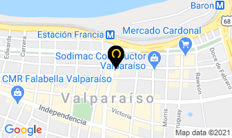 Mapa de Autocar en Valparaíso