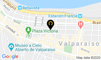 Mapa de Autocolor en Valparaíso
