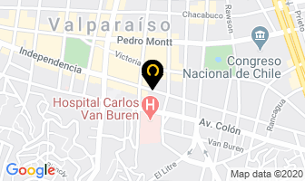 Mapa de Automotriz Rey en Valparaíso