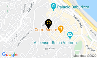 Mapa de Balmaceda Arte Joven en Valparaíso