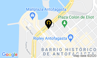 Mapa de Banco Bice en Antofagasta