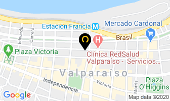 Mapa de Barraca De Fierro Janssen en Valparaíso