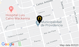 Mapa de Becar Pardo Hugo en Santiago