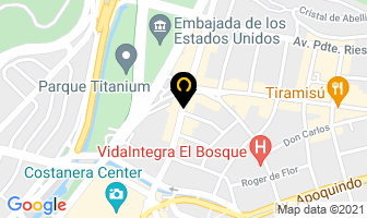 Mapa de Below The Line Ltda. en Las Condes