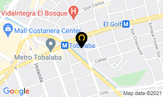 Mapa de Benefit Marketing Ltda. en Las Condes