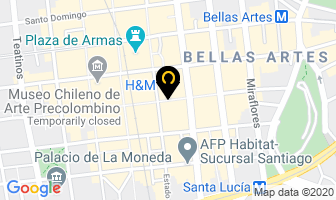 Mapa de Brokering Y Godoy Ltda. en Santiago