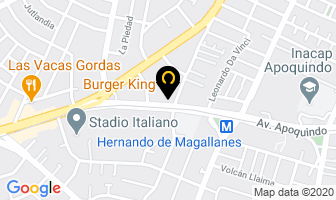 Mapa de Burger King en Santiago