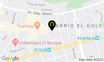 Mapa de Burgos Y Medina Ltda. en Las Condes