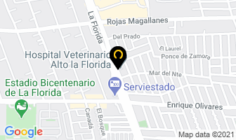 Mapa de Bustos Y Olave Ltda. en Santiago