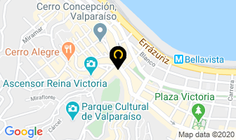 Mapa de Cardioval en Valparaíso