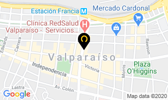 Mapa de Caren en Valparaíso