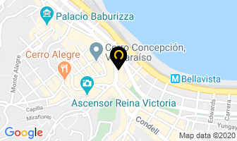 Mapa de Casa Ilse en Valparaíso