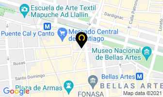 Mapa de Casa Marcos en Santiago