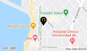 Mapa de Casas Garolla Myrtha en Antofagasta