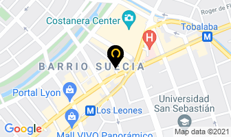 Mapa de Caz Asesores en Santiago
