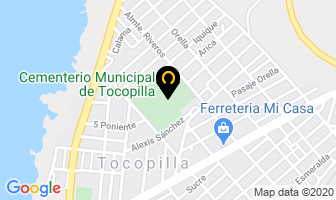 Mapa de Cementerio Municipal en Tocopilla