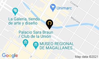 Mapa de Central De Pasajeros en Punta Arenas