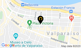 Mapa de Centro Carval en Valparaíso
