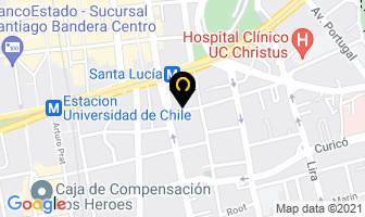 Mapa de Centro De Altos Estudios Citerior en Santiago