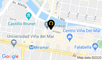 Mapa de Centro De Densitometria Osea en Viña del Mar