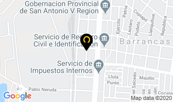 Mapa de Centro De Dialisis Diamar Ltda en San Antonio