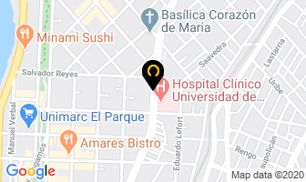 Mapa de Centro De Dialisis Nordial Ltda en Antofagasta