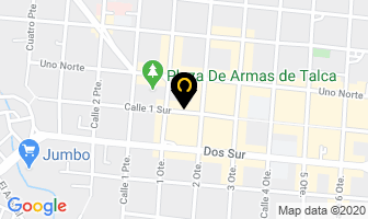 Mapa de Centro Electrico Oscar Barria en Talca