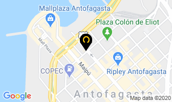 Mapa de Centro MÉdico Baquedano en Antofagasta