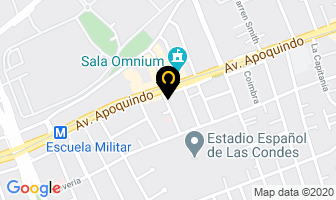 Mapa de Centro Oftalmologico Puerta Del Sol en Santiago