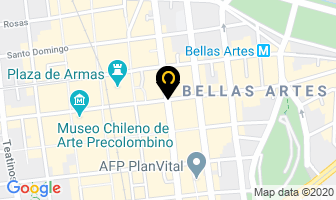 Mapa de Centro Pizza Ltda. en Santiago