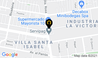Mapa de Cimetal Ltda. en Santiago
