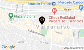 Mapa de Cine Hoyts en Valparaíso