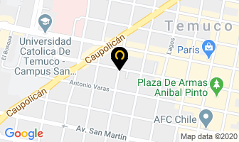 Mapa de Clínica Dental San Joaquin en Temuco