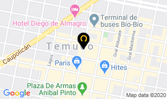 Mapa de Clinica Dental Temuco en Temuco