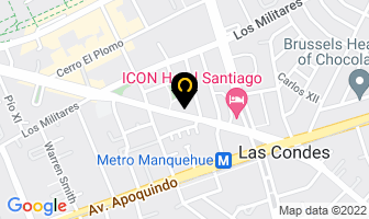 Mapa de Clinical Care Chile en Las Condes