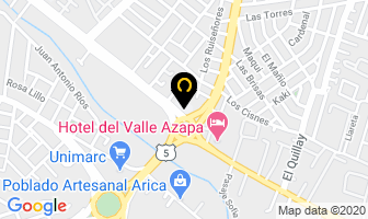 Mapa de Colegio Alta Cordillera en Arica