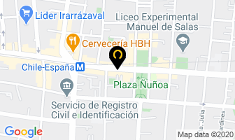 Mapa de Colmena Golden Cross en Ñuñoa