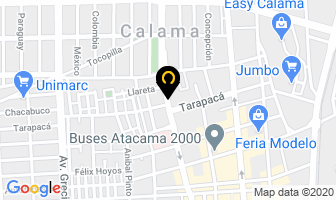 Mapa de Colmena Golden Cross en Calama