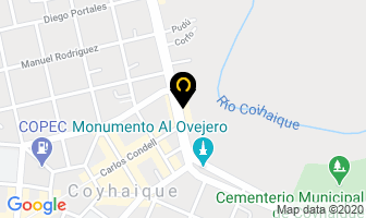 Mapa de Comercial Marcelo Gonzalez Andrade Eirl en Coyhaique