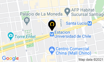 Mapa de Comercial Puelo S.a. en Santiago