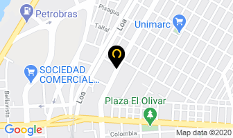 Mapa de Comercial San Andres Ltda. en Antofagasta