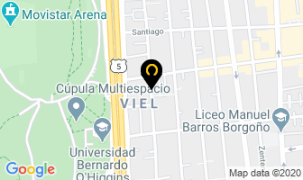 Mapa de Comercializadora E Importadora Bannana Club Limitada en Santiago