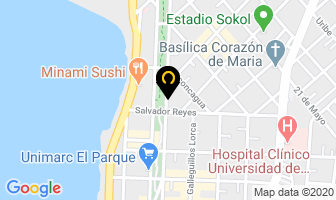 Mapa de Comida Mediterránea Soufala en Antofagasta
